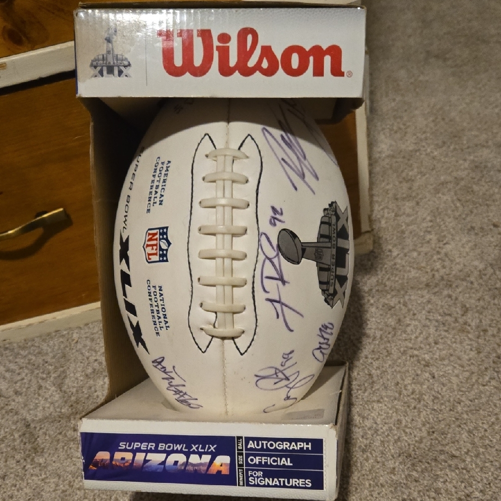 Wilson Super Bowl XLIX Signature Football